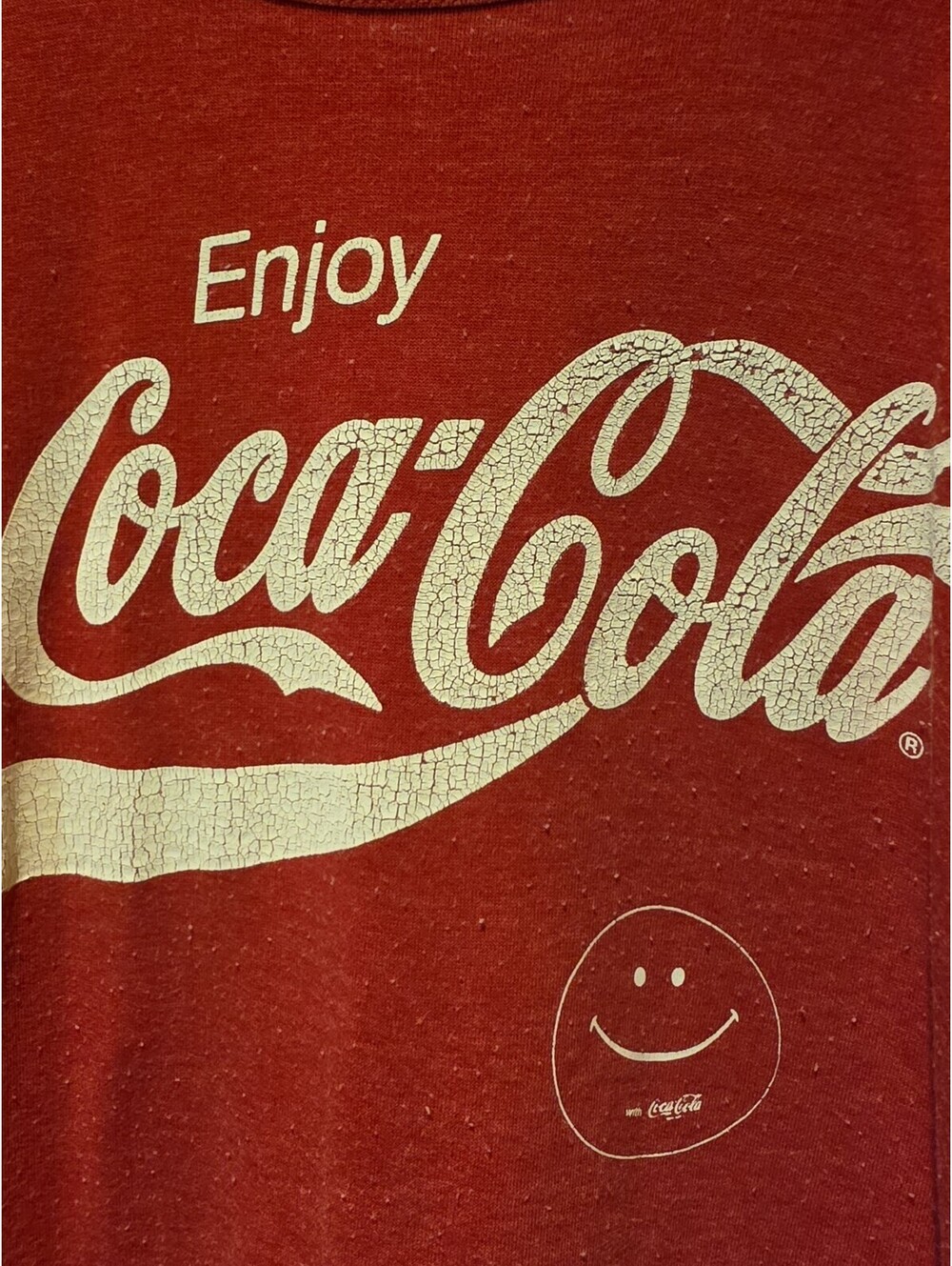 Lucky Brand Coca Cola Sweatshirt Mens 2XL Red Logo Crewneck Grunge Graphic - Picture 2 of 7